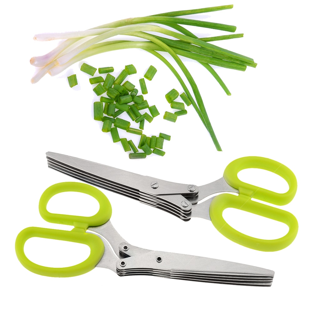 Spring Onion Cutter 5-Layer Scissors