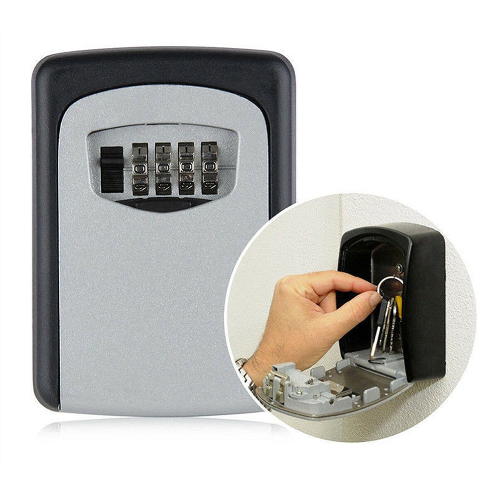 Combination Key Lock Wall Safe Box