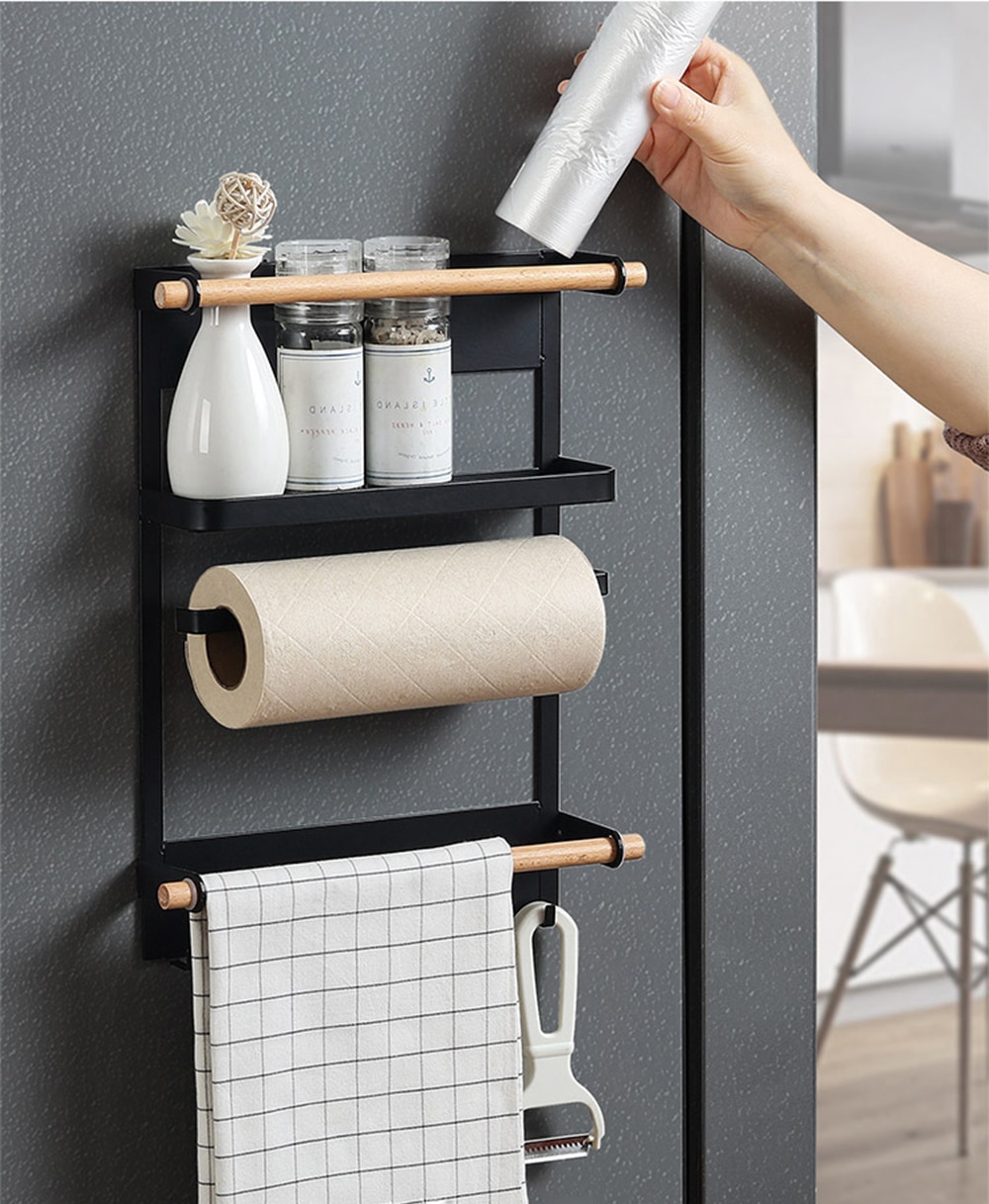 Fridge Rack Magnetic Side Organizer