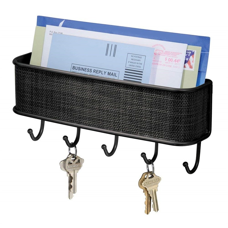 Key Rack with Mail Holder