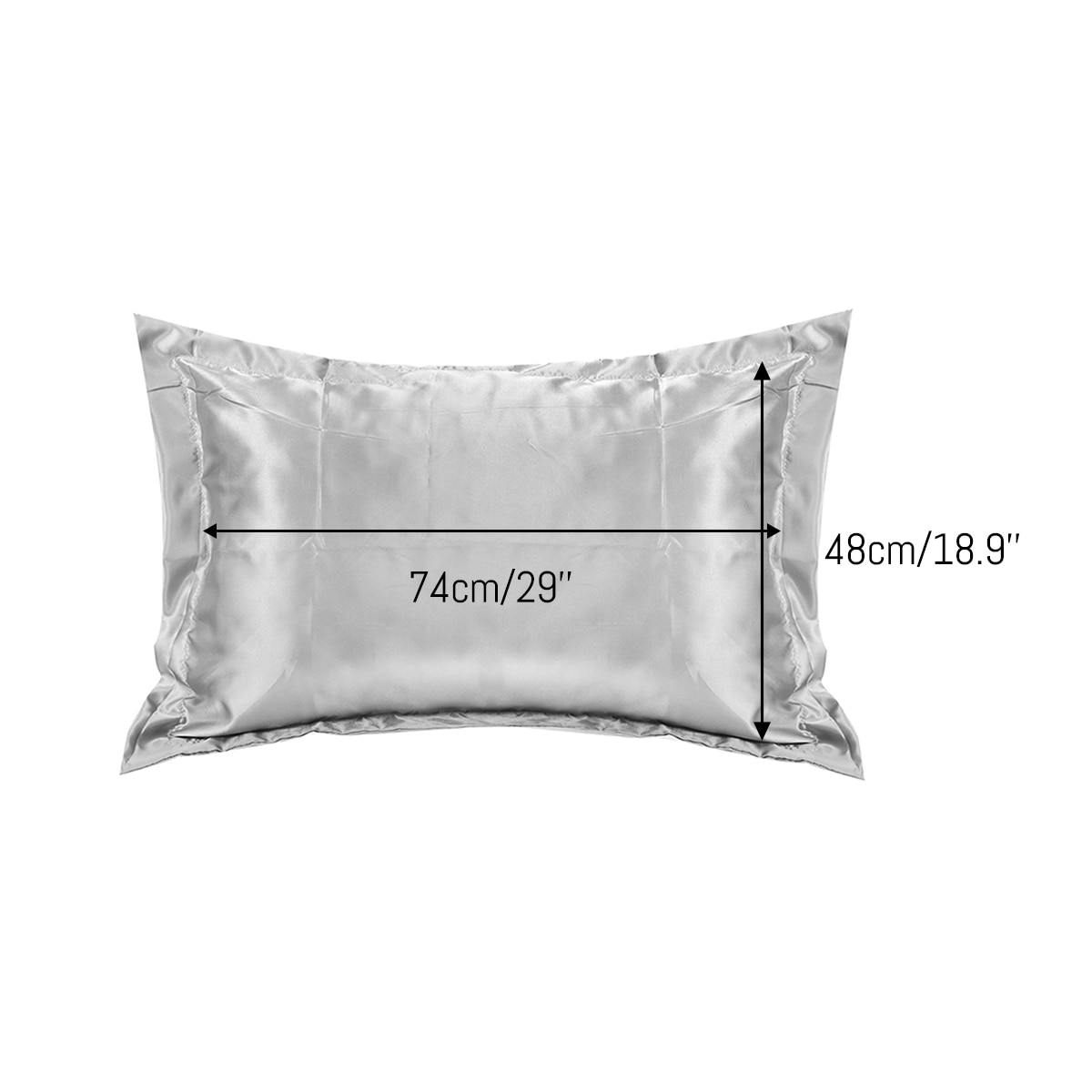 Silk Pillow Covers Satin Pillowcase (2pcs)