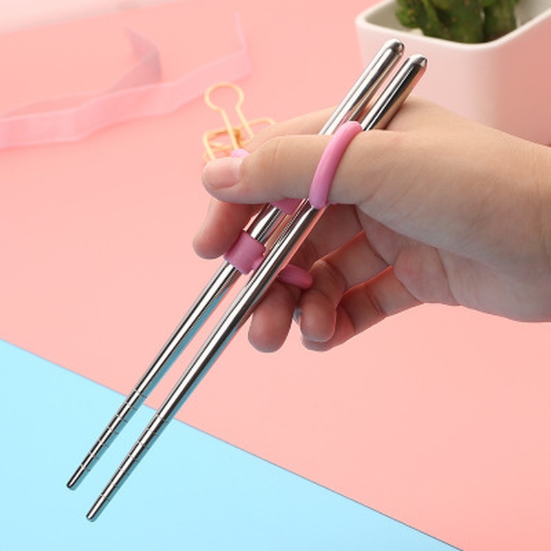 Chopsticks Trainer and Stainless Steel Chopsticks