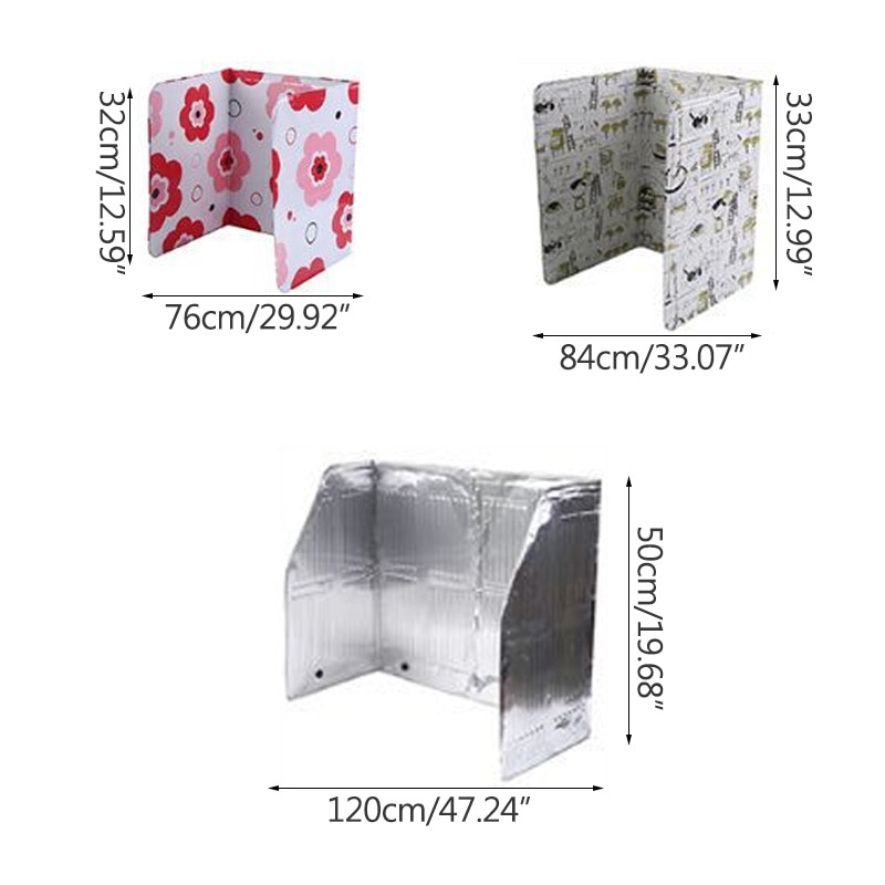 Splatter Guard for Stove Foldable Aluminum Sheet