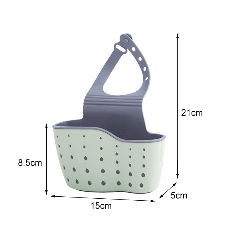 Sink Brush Holder with Drain Holes