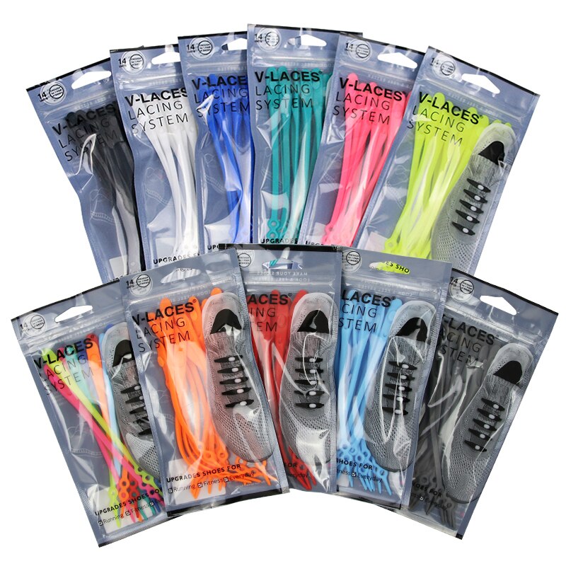 Tieless Shoelaces Silicone Laces (14pcs)