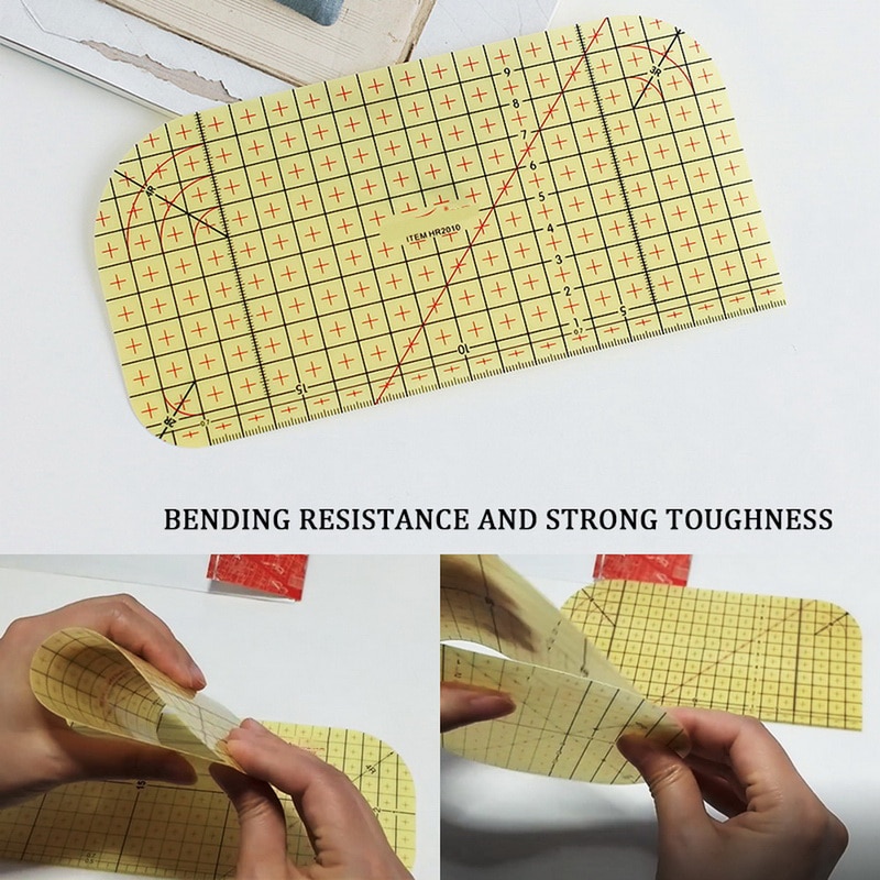 Ironing Ruler Clothes Folding Guide