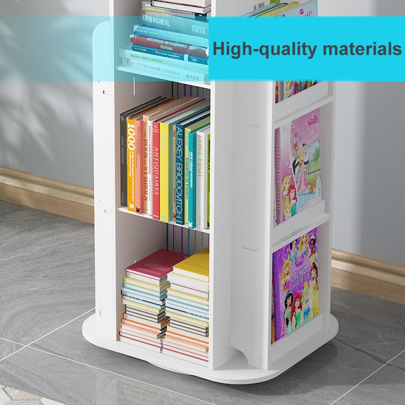 Kids 360 Degrees Rotating Bookshelf