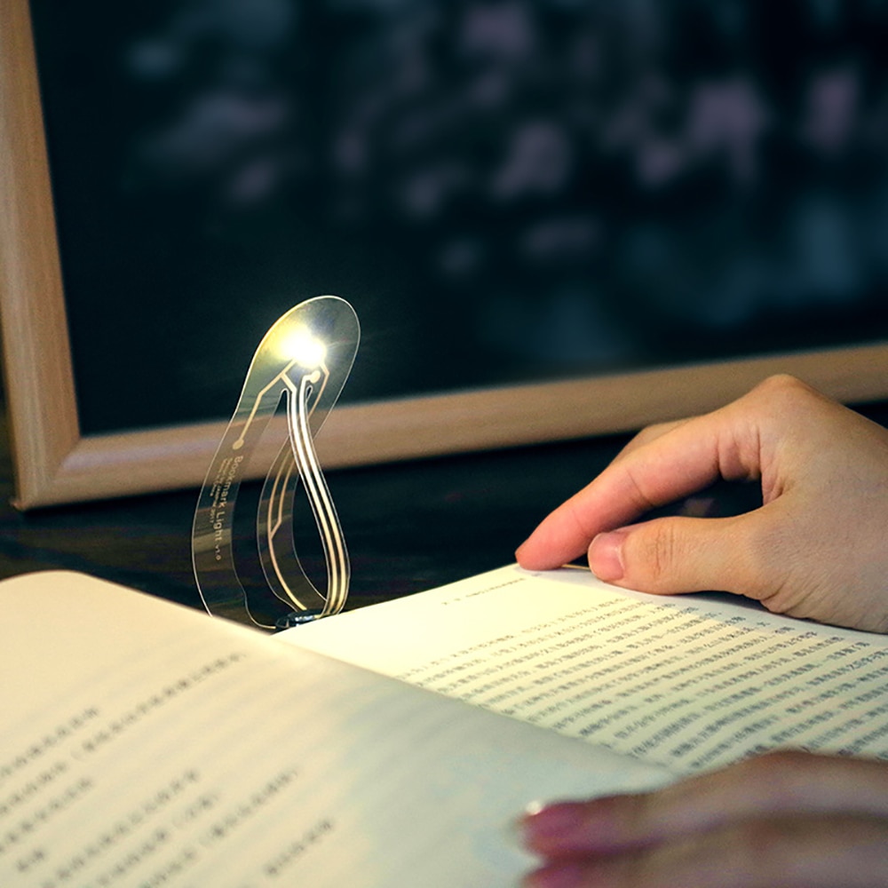 Bookmark Light Foldable Clip-On Light