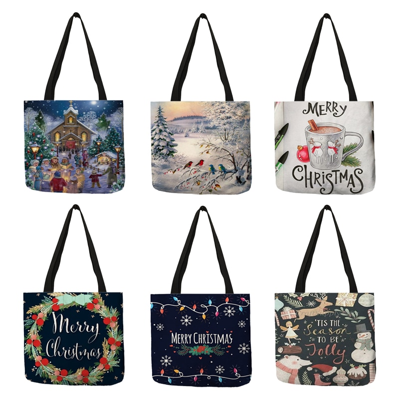 Ladies Christmas Tote Bag