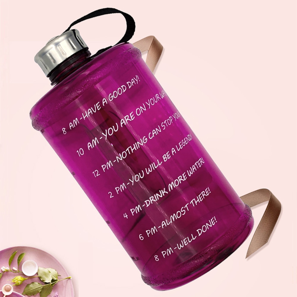 Motivational Water Jug 2.2L Bottle