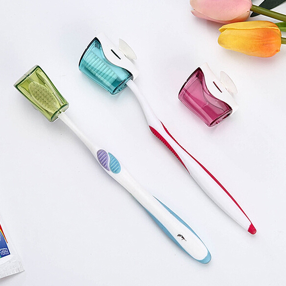 Suction Cup Toothbrush Holder (3 Pcs)