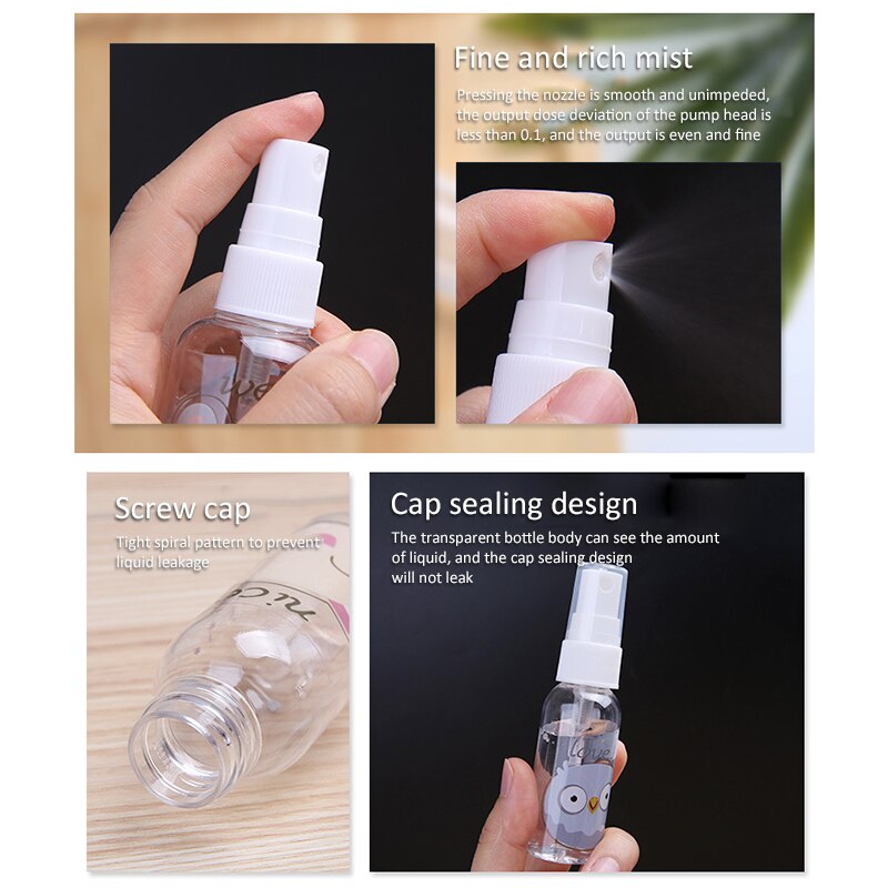 Transparent Plastic Spray Bottle