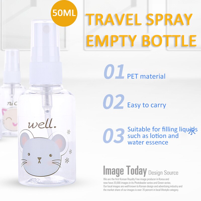 Transparent Plastic Spray Bottle