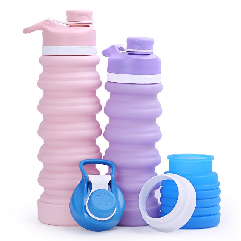 Collapsible Silicone Water Bottle