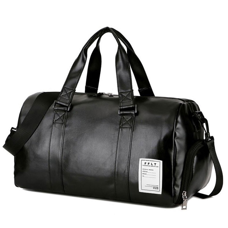 Leather Gym Bag Sports Handbag