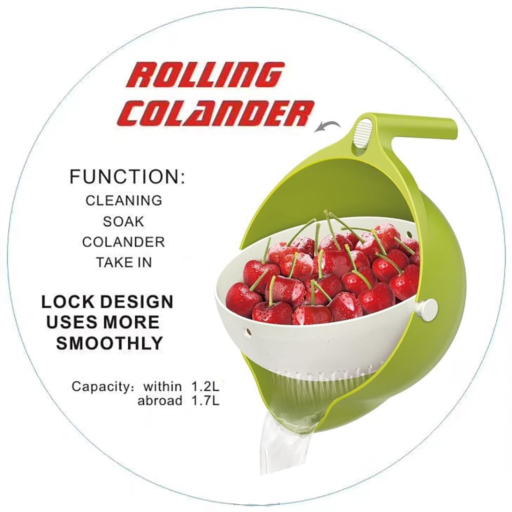 Strainer with Bowl Food Colander