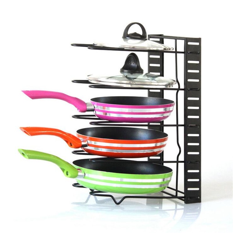 Frying Pan Rack 5-Tier Organizer