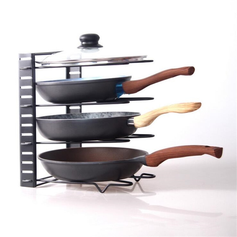 Frying Pan Rack 5-Tier Organizer