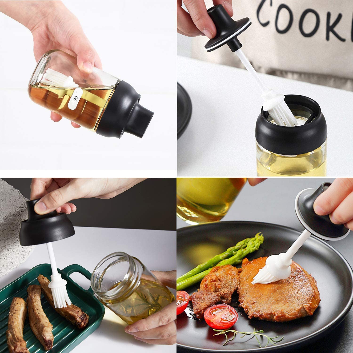 Seasoning Jar with Silicone Scooper