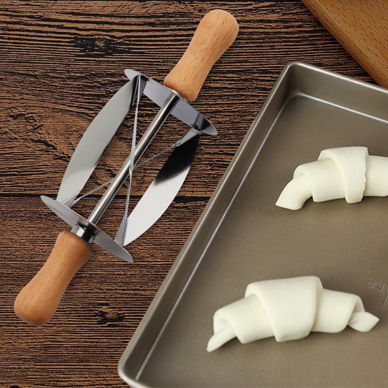 Croissants Cutter Steel Dough Slicer