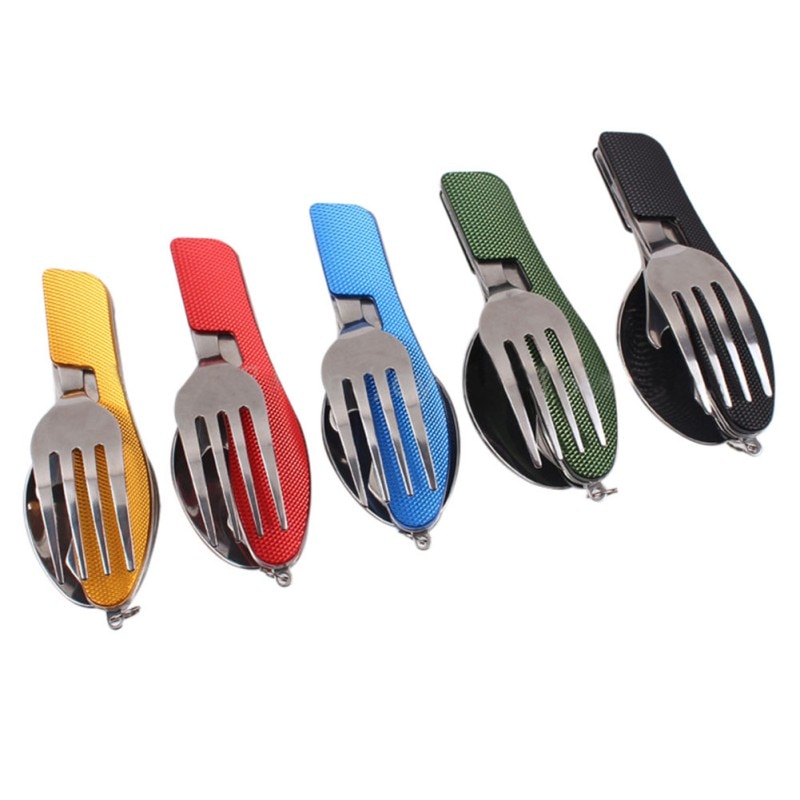 Camping Cutlery Three-in-One Utensil