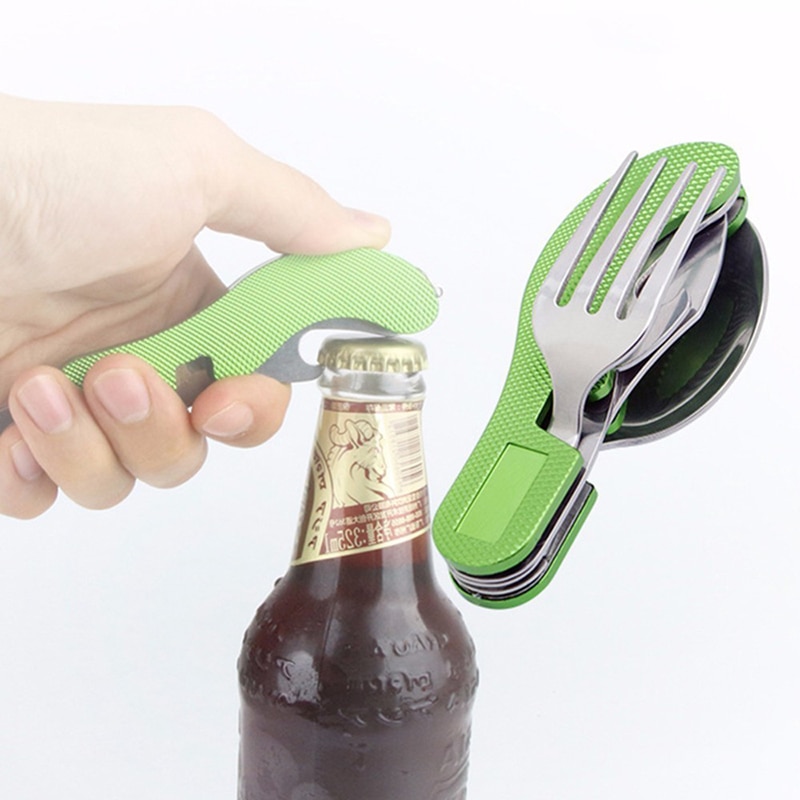 Camping Cutlery Three-in-One Utensil