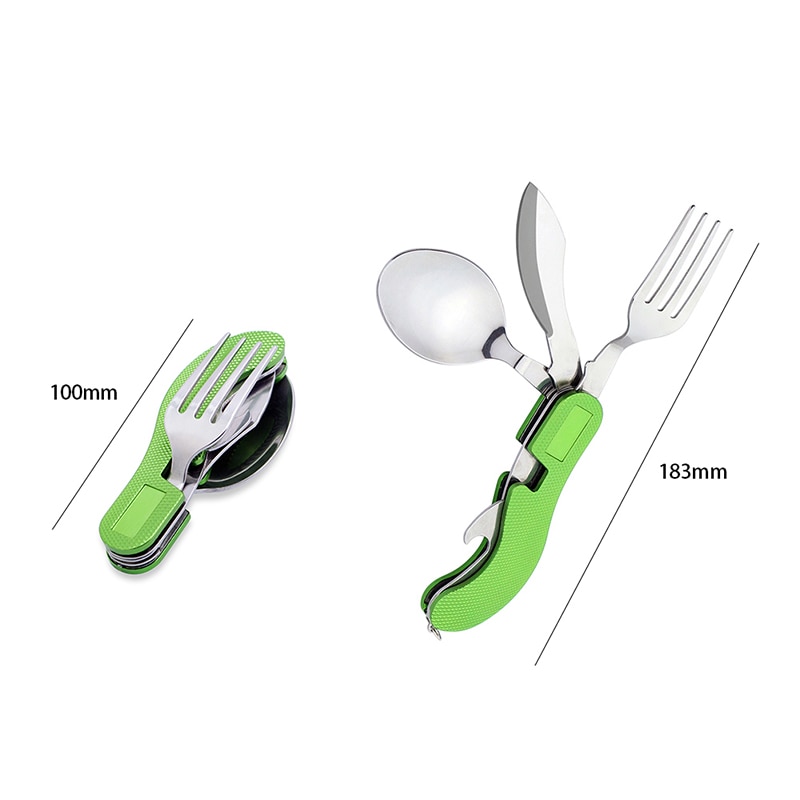 Camping Cutlery Three-in-One Utensil