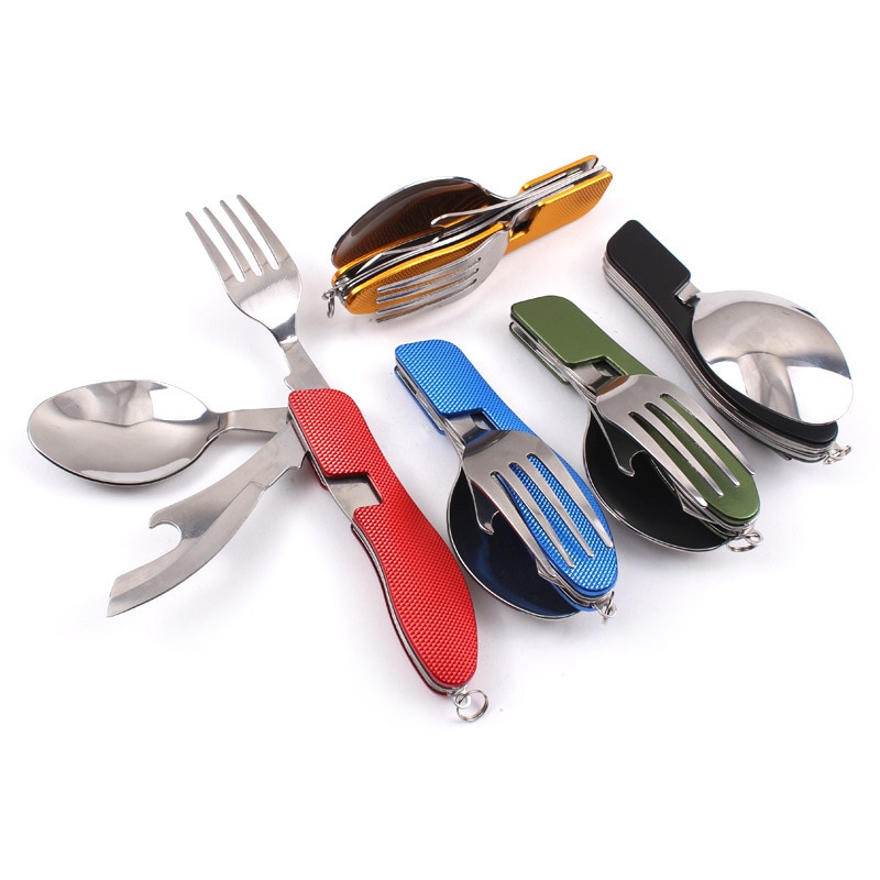 Camping Cutlery Three-in-One Utensil