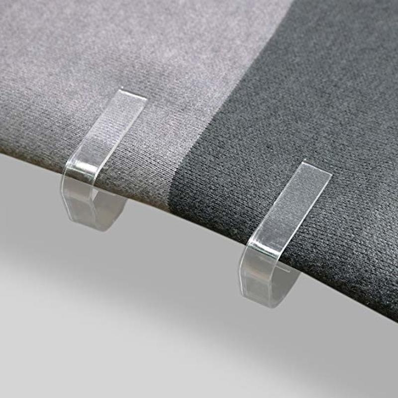 Tablecloth Clips 12-Piece Transparent Clamps