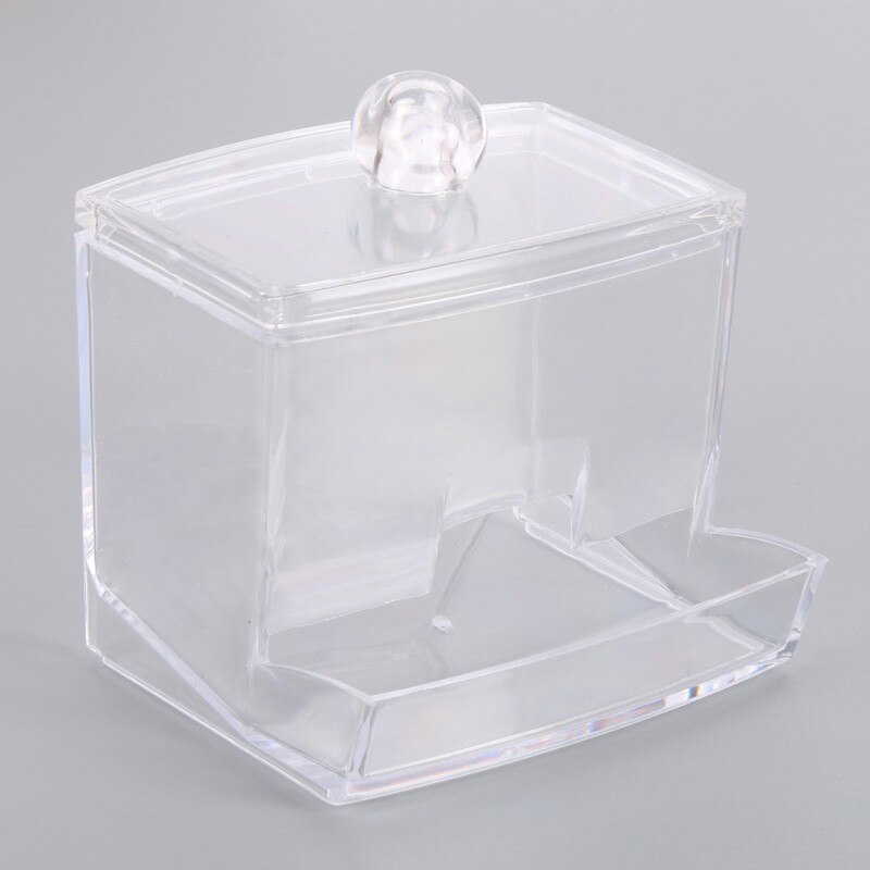 Cotton Bud Holder Clear Acrylic Dispenser