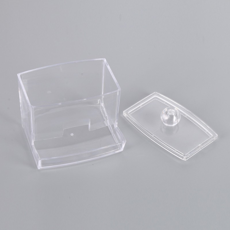 Cotton Bud Holder Clear Acrylic Dispenser