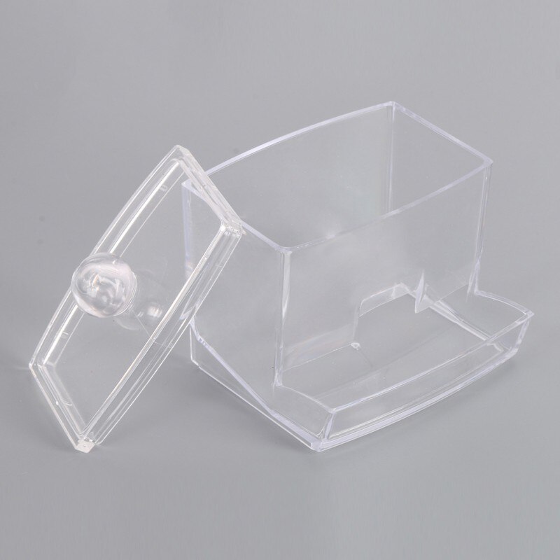 Cotton Bud Holder Clear Acrylic Dispenser