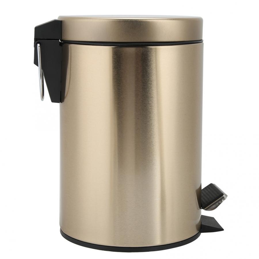Foot Pedal Trash Can Stainless Bin