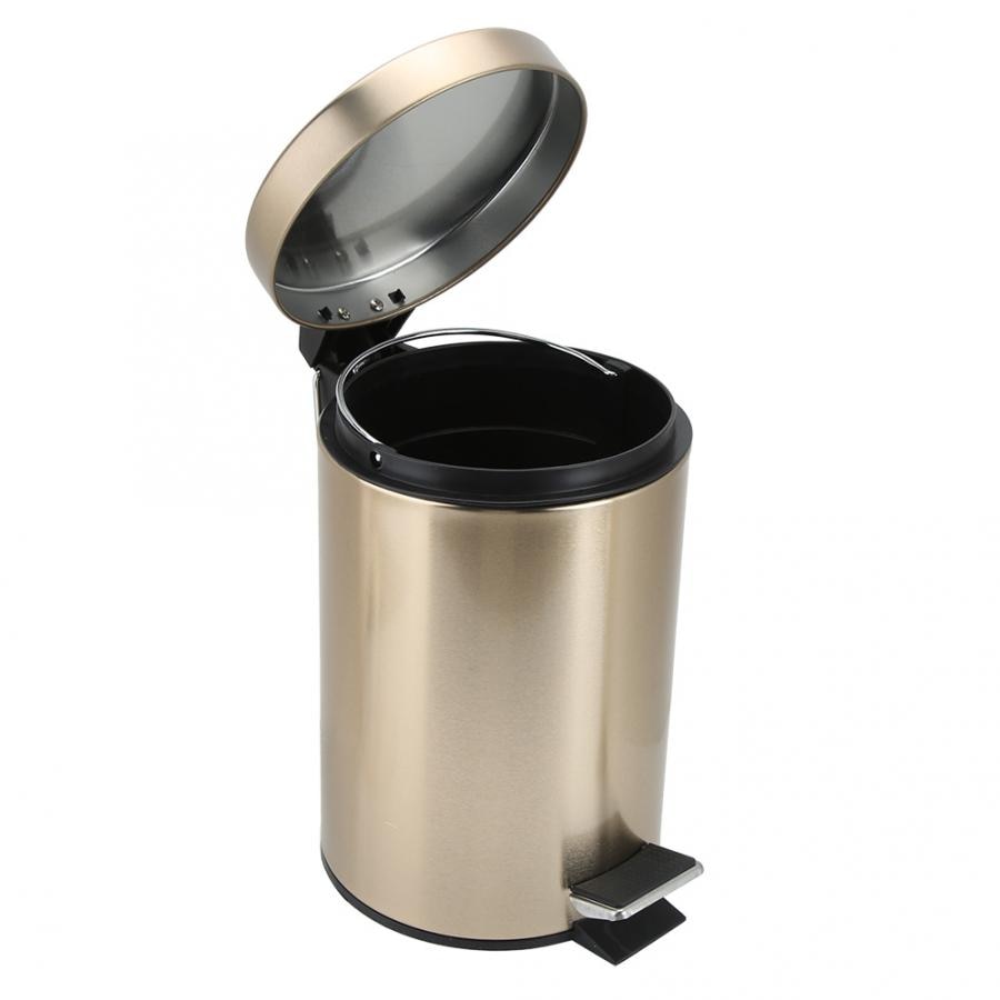 Foot Pedal Trash Can Stainless Bin