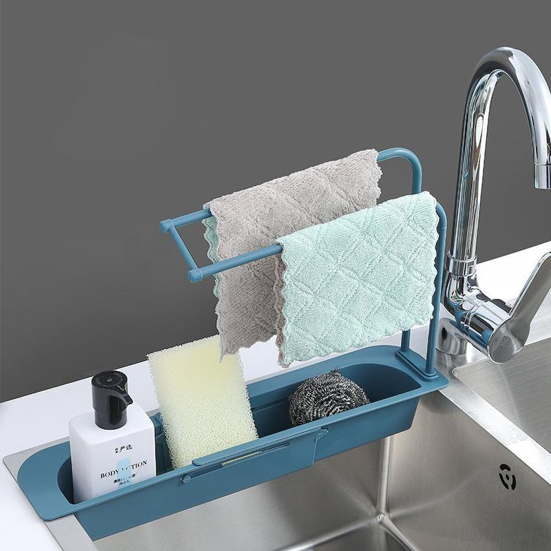 Telescopic Kitchen Sink Sponge Holder