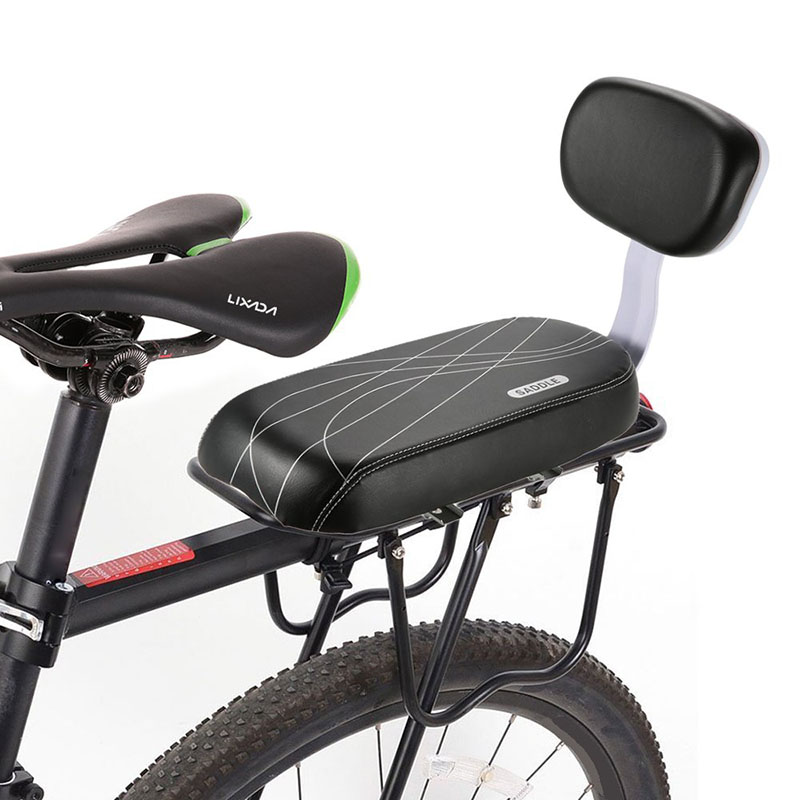Rear Mounted Kids Bike Seat with Backrest