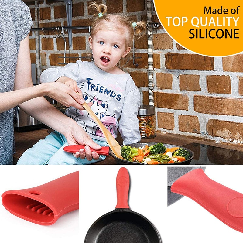 Cast Iron Handle Cover Silicone Sleeve