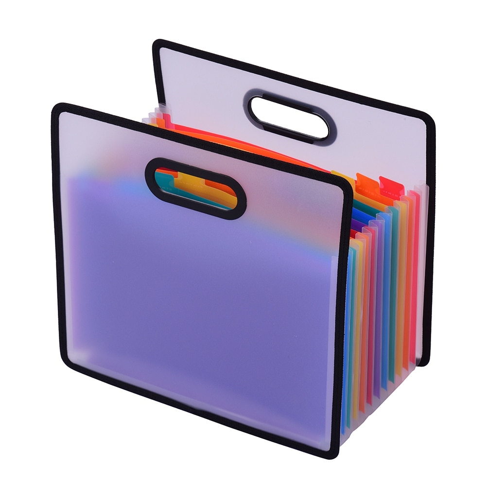 Accordion File Folder 12-Pocket Organizer