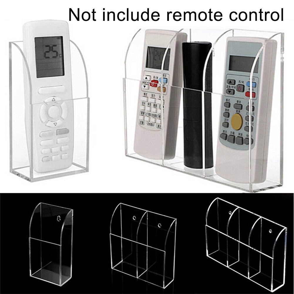 Wall Remote Holder Acrylic Organizer