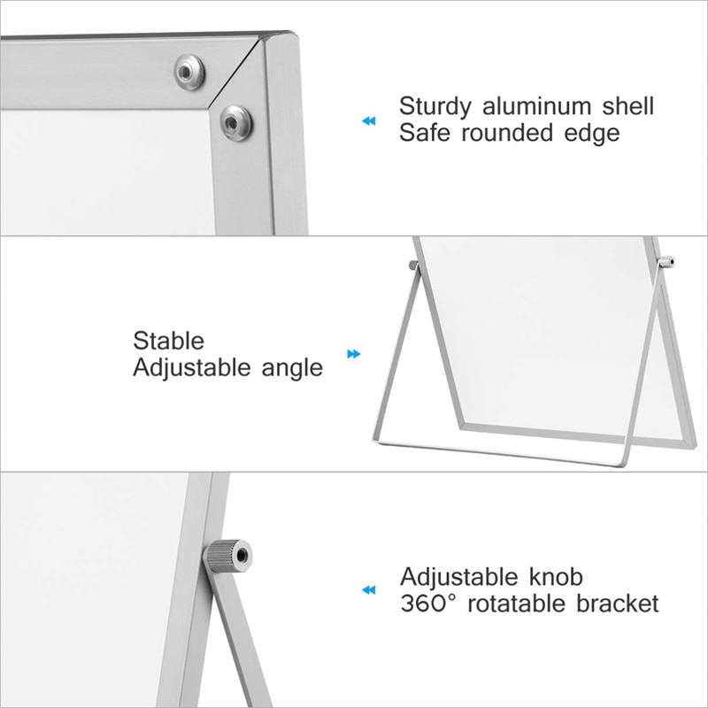 Double-Sided Portable Whiteboard