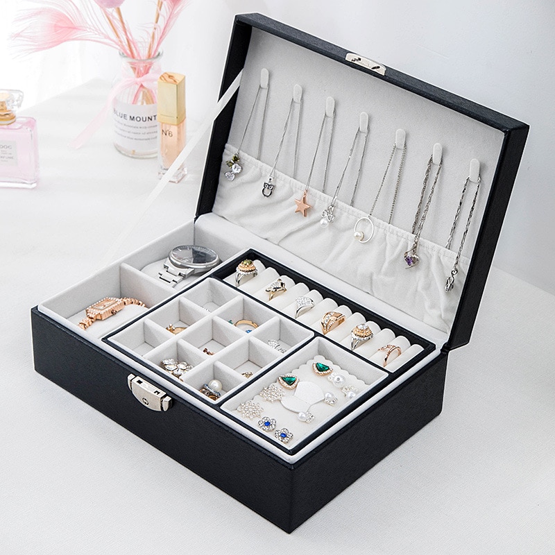 Jewelry Storage Box Portable Case