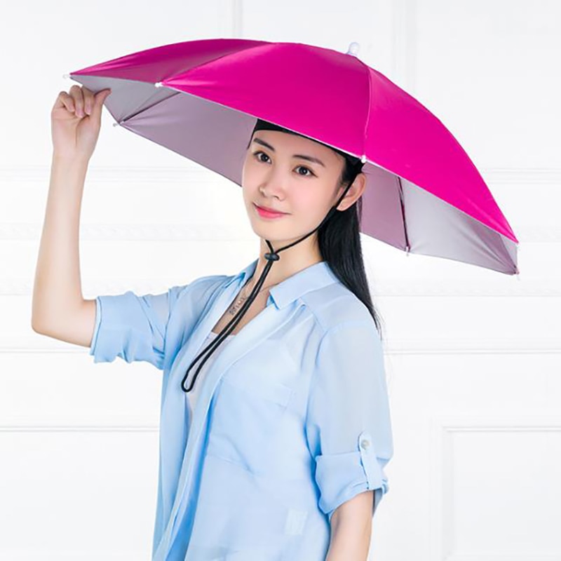 Umbrella Cap Hands-Free Umbrella Hat