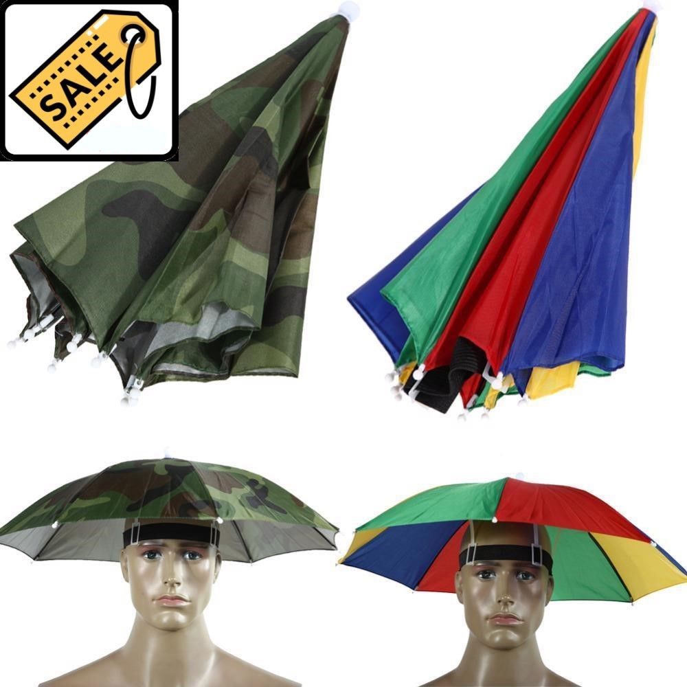 Umbrella Cap Hands-Free Umbrella Hat