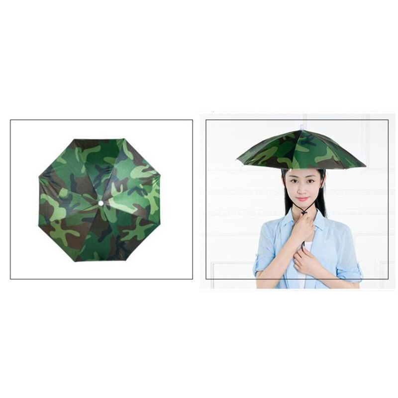 Umbrella Cap Hands-Free Umbrella Hat