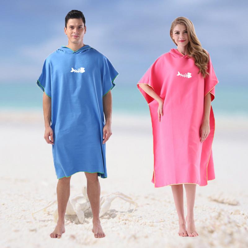 Poncho Towel Hooded Swim Robe