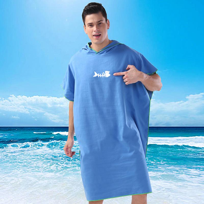 Poncho Towel Hooded Swim Robe