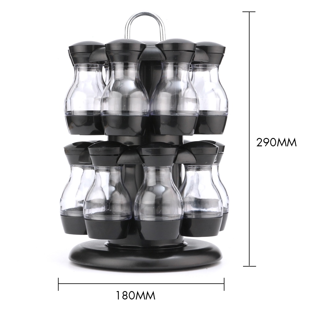 Revolving Spice Rack Condiments Organizer