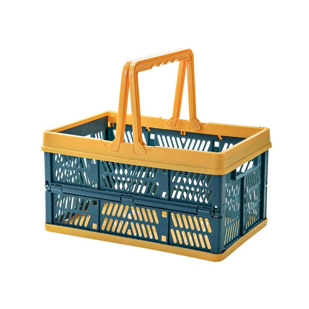 Plastic Folding Basket with Handle