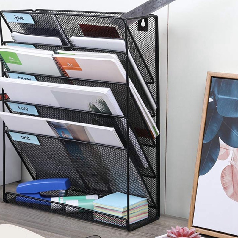 Wall Mounted File Holder Rack