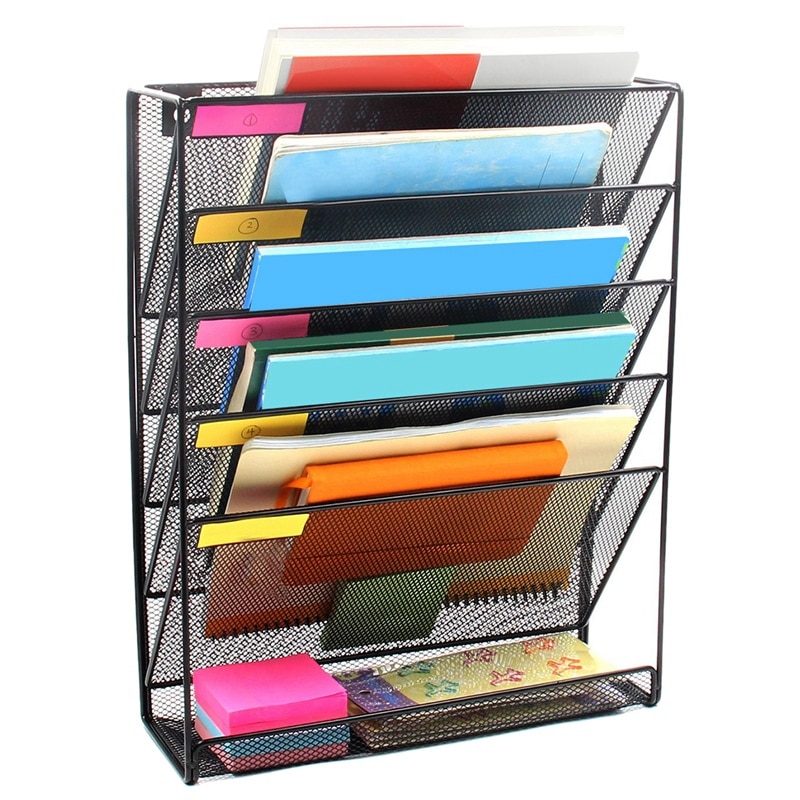 Wall Mounted File Holder Rack